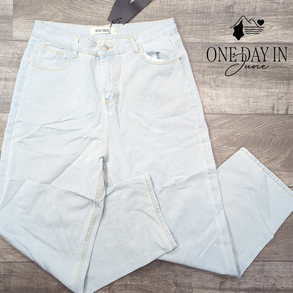 Realtakai Baggy Straight Leg Jeans Size 2XL